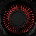 Vzduchový kuželový filtr FMIC.Pro délka 150mm montážní průměr 76mm Červený-6
