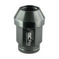 Hliníkové matice FMIC.Pro M12x 1,5 šedá (Gun metal) kuželový průchozí otvor-2