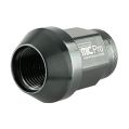 Hliníkové matice FMIC.Pro M14 x 1,25 šedá (Gun metal) kuželový průchozí otvor-4