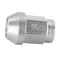 Hliníková matice kola FMIC.Pro M12x1,25 Stříbrné 1 ks kuželový průchozí otvor-4