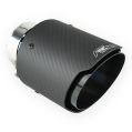 Nerezová koncovka výfuku FMIC.Pro Typ II matný karbon černá průměr 89mm vstup 60mm-1