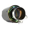 Nerezová koncovka výfuku FMIC.Pro Typ I lesklý karbon černá průměr 114mm vstup 60mm-3