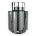 Nerezová koncovka výfuku FMIC.Pro Typ I lesklý karbon černá průměr 114mm vstup 60mm-2