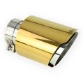 Nerezová koncovka výfuku FMIC.Pro Typ II zlatá průměr 102mm vstup 63mm-1