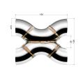 Svařovaná nerezová ocel 304 X-Pipe FMIC.Pro 51mm-2