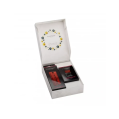 FRESSO Gift Box Pure Passion CHRISTMAS EDITION dárková sada dřevěný závěs a parfém do auta 50ml-2