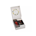 FRESSO Gift Box Paradise Spark CHRISTMAS EDITION dárková sada dřevěný závěs a parfém do auta 50ml-2