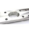 Stainless Steel Billet CNC 3D Exhaust Flange 42.4mm FTWL for BMW M50 / M52 / M54-3