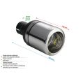 Univerzální koncovka tlumiče výfuku kulatá 100mm délka 120mm montážní průměr 55mm-2