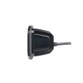 LED pracovní světlo Purelux Black Flush Mount Square 12cm 40W široký kužel-3