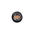 Výstražné LED světlo Purelux Strobe Round 12V 24V 36mm 8W-3