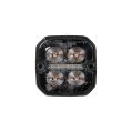 Výstražné a poziční LED světlo Purelux Ultra Slim Square bílá / červená 12V 24V 60mm 8W-4