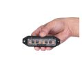 Výstražné LED světlo Purelux Strobe HD 12V 24V 98mm 15W-4