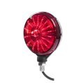 Oboustranné poziční výstražné světlo Purelux Spectrum Newschool červené bílé 12V 24V 109 mm 2 W-2
