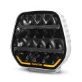 Přídavné LED dálkové světlo Purelux Panther 9 Bílé kulaté 23cm 210W-1