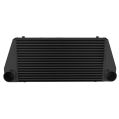 Intercooler 600x300x76mm FMIC.EU Back Inlet / Outlet černá-2