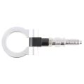 Kulaté tažné oko Jr.Spec M16x3.0 stříbrné-2