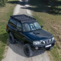 Hliníkový střešní nosič krátký bez osvětlení IOD Performance pro Nissan Patrol Y61 SWB-3