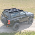 Hliníkový střešní nosič krátký bez osvětlení IOD Performance pro Nissan Patrol Y61 SWB-7