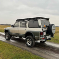 Hliníkový střešní nosič krátký bez osvětlení IOD Performance pro Nissan Patrol Y60 SWB-12