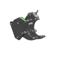 High Mount AC Compressor Bracket IOD Performance for GM LS1 LS2 LS3-1