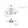 IRP nastavitelné camber caster desky pro stavitelný podvozek M14x1.5 BMW E36 E8x E9x-3