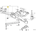 IRP polyuretanové pouzdro diferenciálu 90SH BMW E34 E32-3