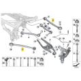 IRP nastavitelná zadní spodní camber ramena s motorsport ložisky BMW F87 F80 F82 F83 G87 G80 M30 G82 83-2