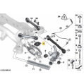 IRP Zadní spodní uložení tlumičů s polyuretanovými vložkami pro BMW E8X E9X mimo modely M-2