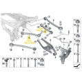 IRP nastavitelná zadní horní camber ramena s ložisky Motorsport BMW F87 F80 F82 F83 G87 G80 M30 G82 83-2