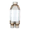 Univerzální Katalyzátor JRspec Euro 2 Pro Motory 1.6 - 4.0L 63mm / 51mm Inlet / Outlet Výstup pro trubky 70mm - 63mm-4