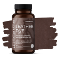Leather Expert Leather Dye barva na semiš nubuk anilinovou kůži - Dark Brown tmavě hnědá 75ml-2