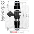 Nuke Performance Bosch Injector 1462cc 65mm EV14L-1