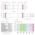 Nuke Performance sada 4 pneumatických zvedáků Air Jack 60 C se samčím konektorem AN6 a kulovým ventilem-6