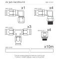 Nuke Performance sada pevných trubek pro Air Jack-2