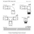 Nuke Performance sada PTFE hadic pro Air Jack-2