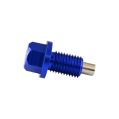 Magnetická zátka vypouštění oleje JRspec M12x1.5 Subaru Modrá-1