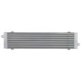 Olejový chladič FMIC.Pro 580 x 140 x 40 mm asymetrické vstupy stříbrná-2