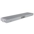 Olejový chladič FMIC.Pro 580 x 140 x 40 mm asymetrické vstupy stříbrná-3