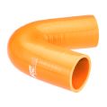 Silikonové koleno 135' 76mm Oranžové-2