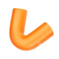 Silikonové koleno 135' 51mm Oranžové-3
