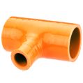 Silikonová T-spojka T-Piece 70/32mm Oranžová-2