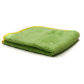 POORBOY'S WORLD Deluxe Mega Plush Green mikrovláknová utěrka na rozleštění vosku leštěnky a quick detaileru 40x40cm-1