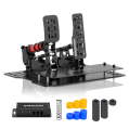 Pedalbox SIMSONN Pedály závodního simulátoru Plus X Simulation Simracing – Černý-7