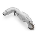 Downpipe with heat shield and catalytic converters for Mercedes-AMG A35 GPF W177 4MATIC EURO 6 without GPF OFF 200 cpsi-4