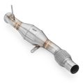 Downpipe RM Motors pro BMW E81 E60 E91 E88 116d 316d 520d N47 s katalyzátorem Euro 3 100 CPSI -5