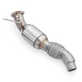 Downpipe RM Motors pro BMW E90 E60 E83 E71 M57N2 s katalyzátorem Euro 3 100 CPSI-4