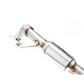 Downpipe RM Motors pro Audi A3 S3 8P TT 8J Seat Leon Cupra R Volkswagen Golf VI R 1.8 2.0 TSI TFSI s katalyzátorem Euro 3 100 CPSI-3