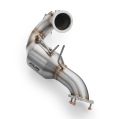 Downpipe for Audi A4 S4 / Avant Quattro / Avant 3.0 TDI MS without Silencer without Heat Shield-2