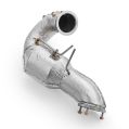 Downpipe for Audi A4 S4 / Avant Quattro / Avant 3.0 TDI OBD without Silencer with Heat Shield-3